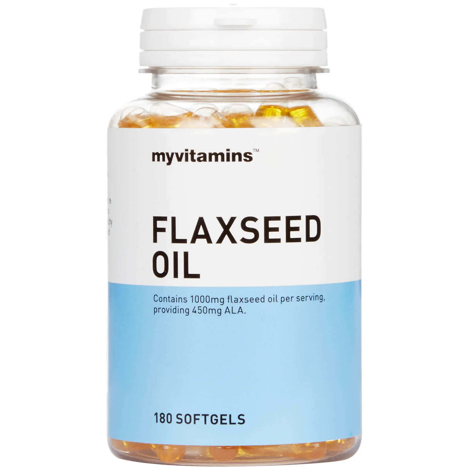 Myvitamins Flaxseed Oil - 1 Month (60 Softgels) Image 1