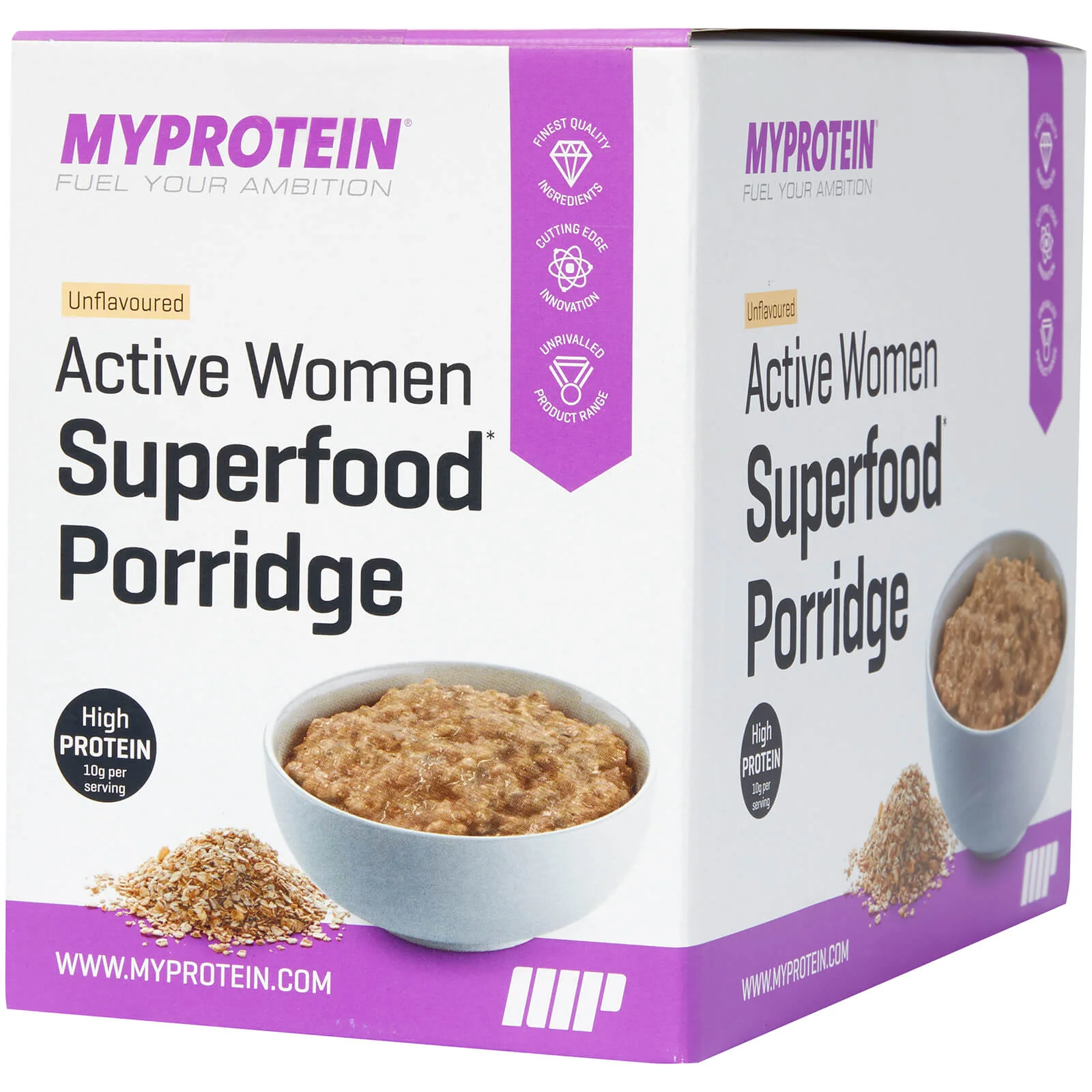 Myprotein Active Women Superfood Porridge - 20 x 40g - Unflavoured Image 1