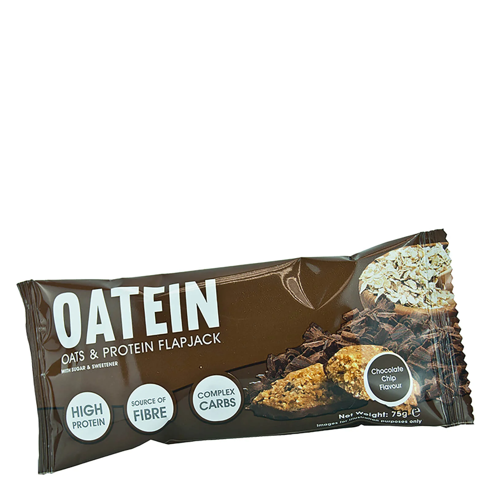 Oatein Chocolate Chip Flapjack Bar - 1Bar Image 1