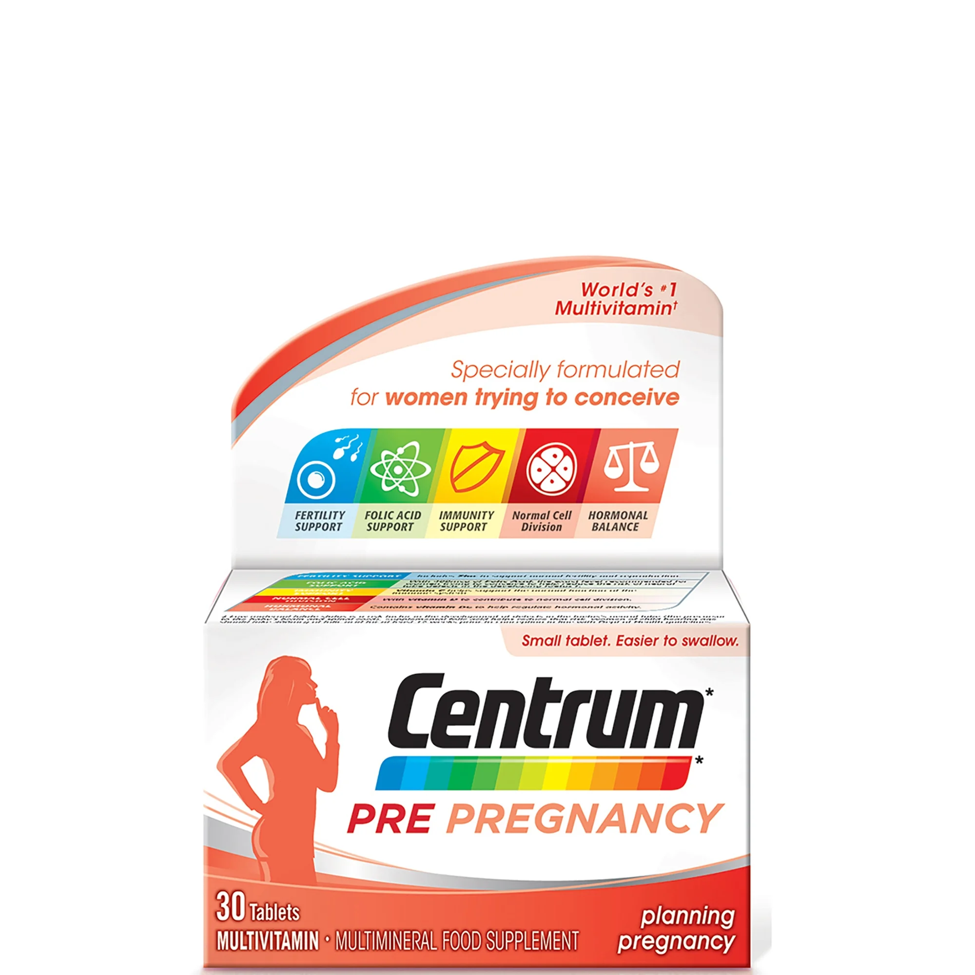 Centrum Pre-Pregnancy Tablets (30 Tablets) Image 1