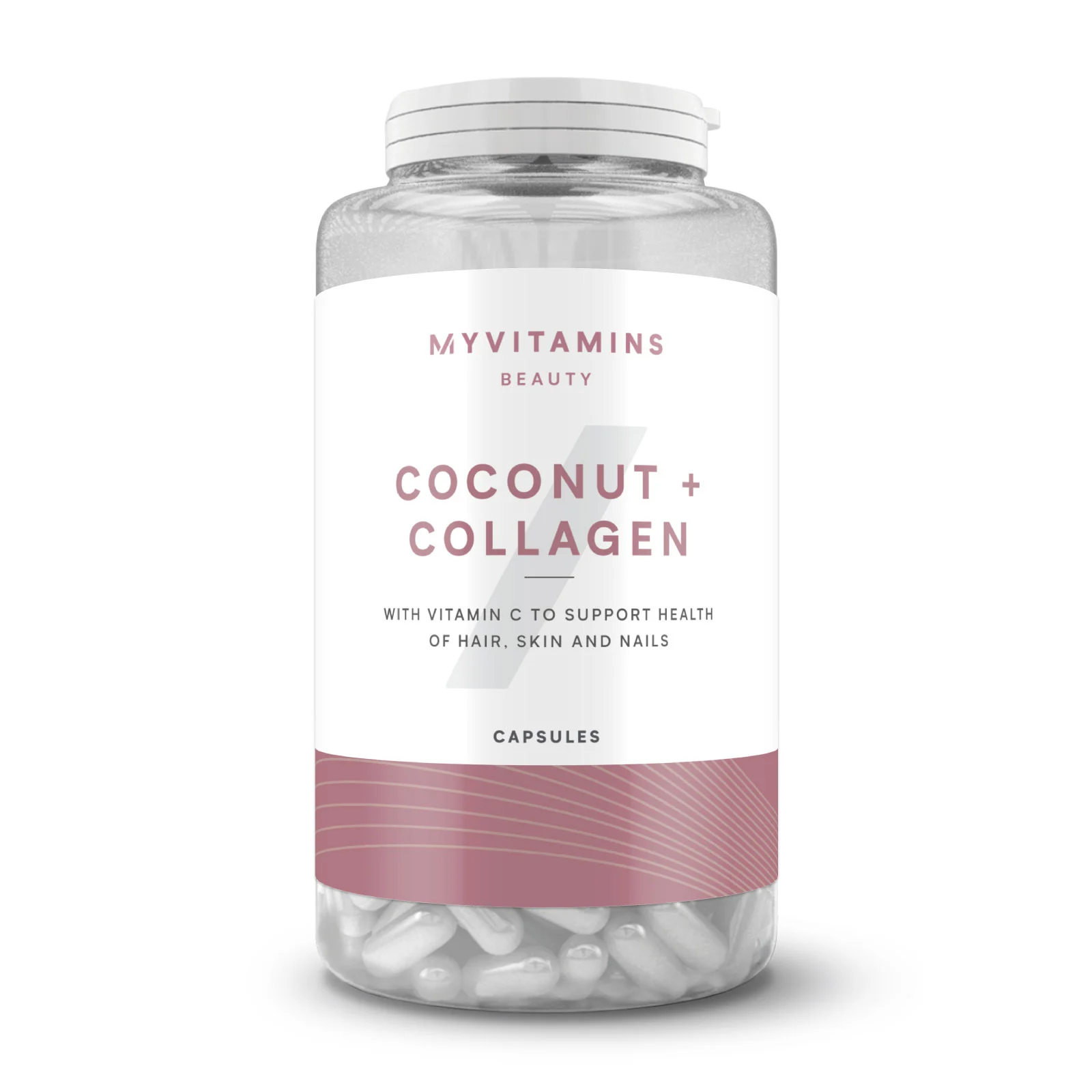 Coconut & Collagen Capsules - 180 CAPSULES - 90servings Image 1