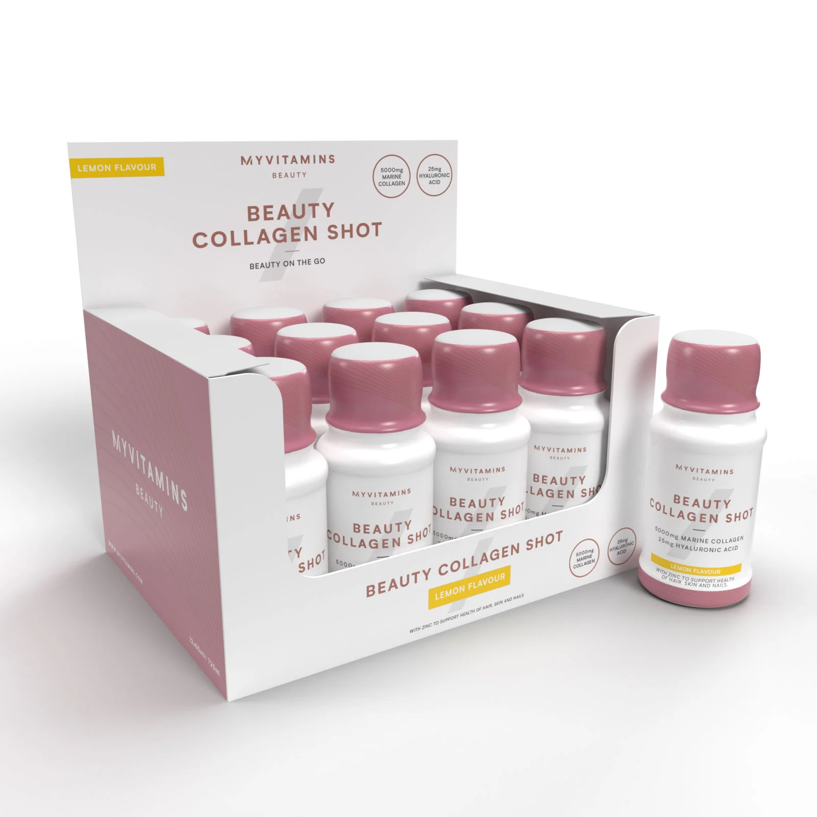 Beauty Collagen Shot (Box of 12) - Pineapple and Coconut Image 1