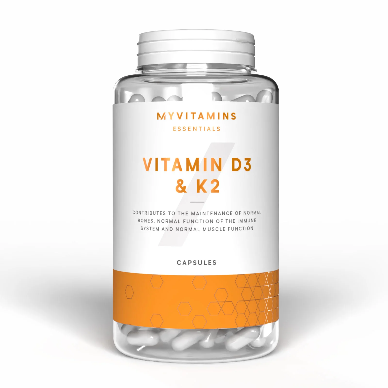 Vitamin D3 & K2 Capsules - 30CAPSULES, 30servings Image 1