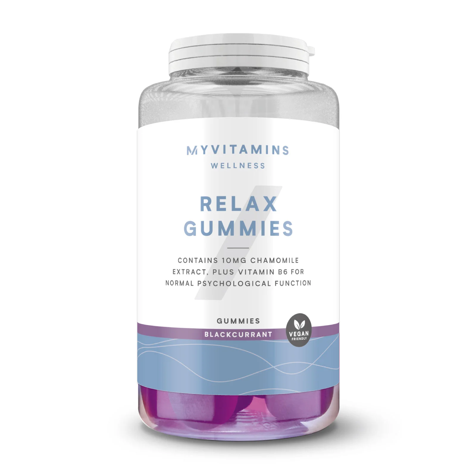 Relax Gummies - 60gummies - Blackcurrant Image 1