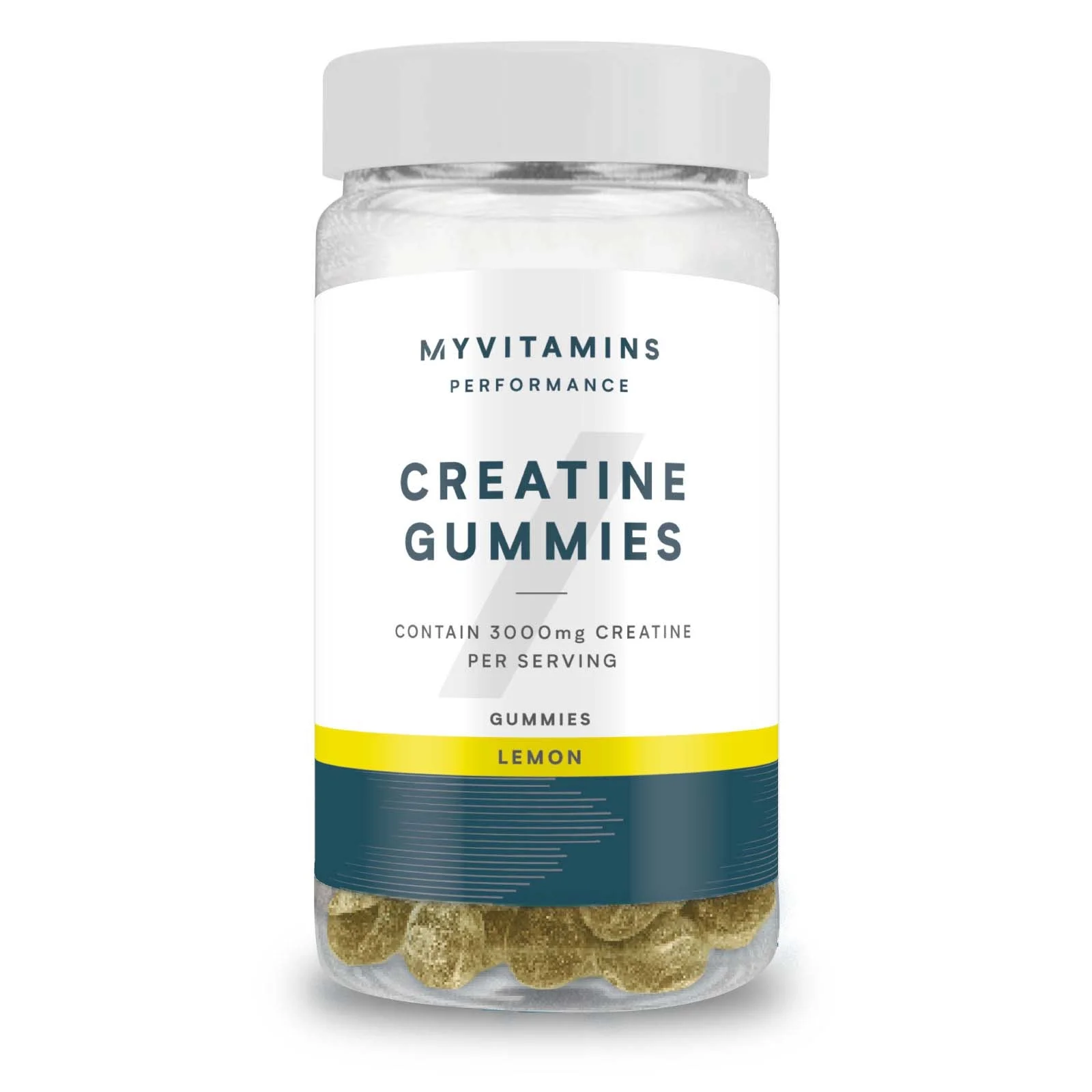 Creatine Gummies - 90 GUMMIES - 15servings - Lemon Image 1