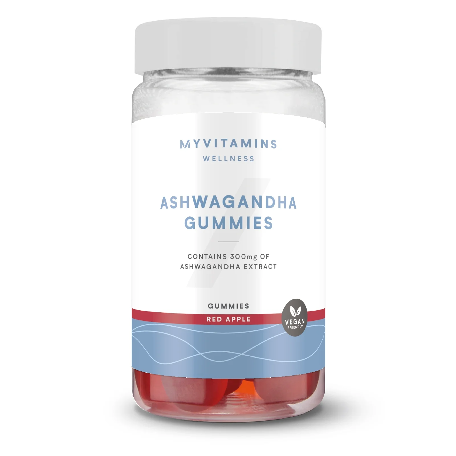 Ashwagandha Gummies - 60gummies - Red Apple (Extra Strength) Image 1