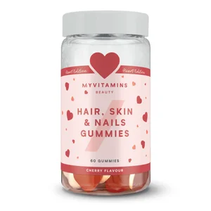 Hair, Skin & Nails Gummies - Double-Layered Heart Edition - Flavour Cherry