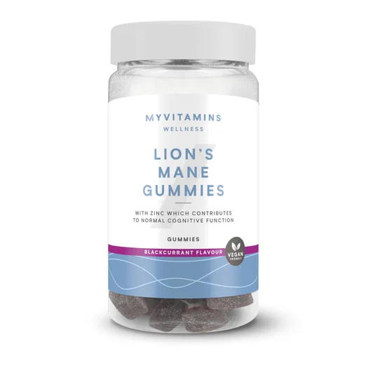 Mushroom Gummies (Lion's Mane, Reishi, Cordyceps) - 60gummies - Lion's Mane (Focus) - Blackcurrant