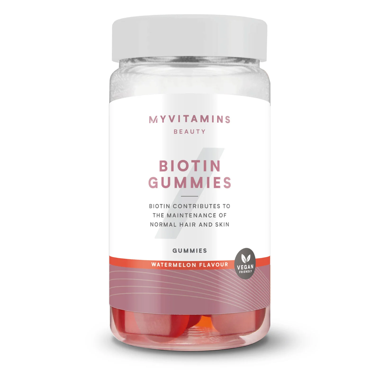 Biotin Gummies - 60gummies - Watermelon Image 1