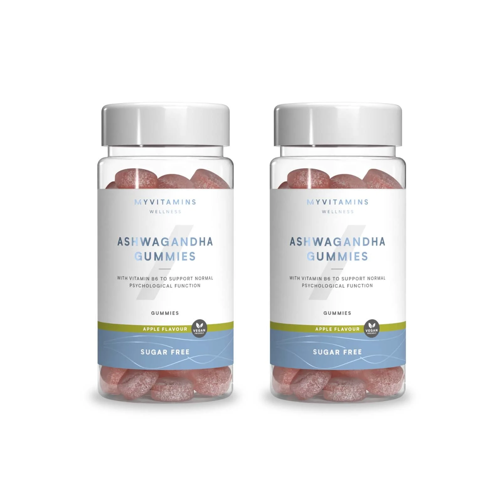 Sugar Free Gummies Bundle - Sugar Free Ashwagandha Gummies, Apple - Sugar Free Ashwagandha Gummies, Apple Image 1