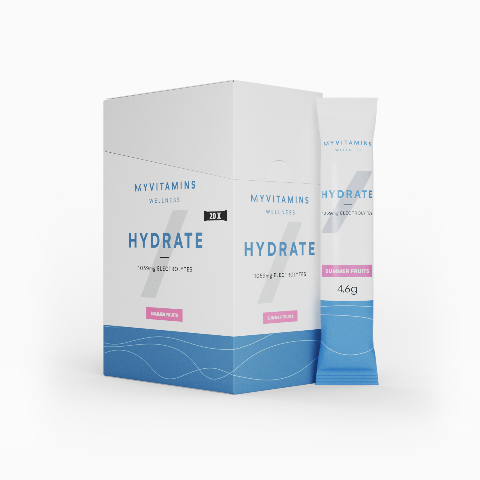 Hydrate | Electrolyte Powder - 90G - 20servings - Summer Berries Image 1
