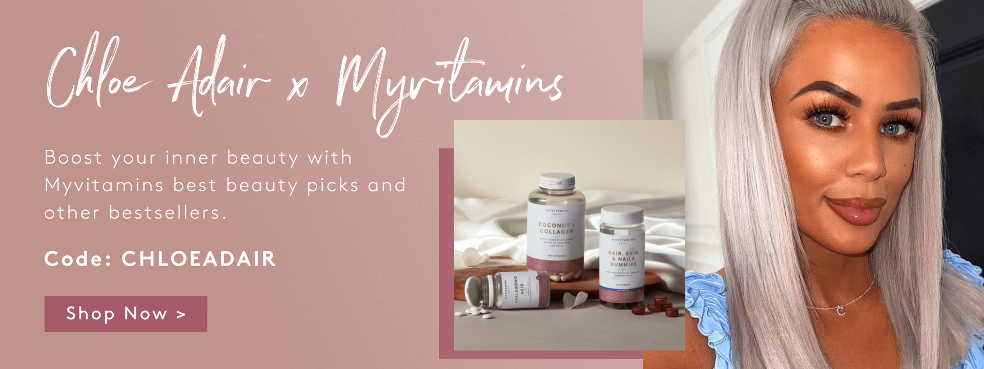 Chloe Adair x Myvitamins I Myvitamins UK