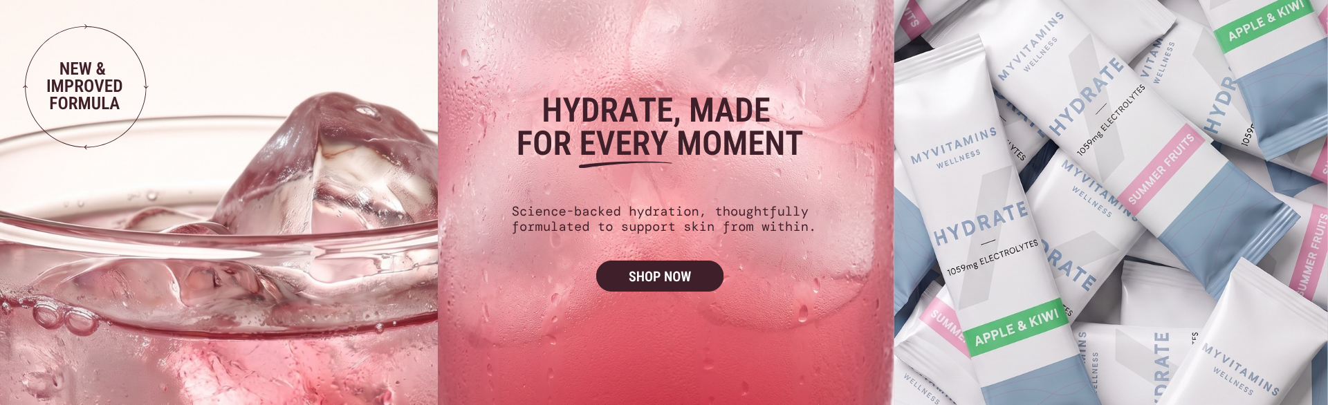 Shop the NEW Hydrate Electrolyte Powder
