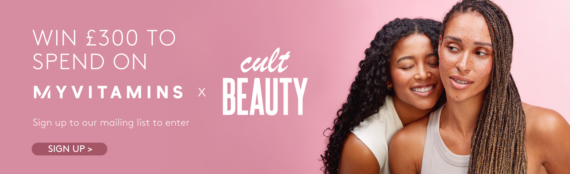 Win £300 to spend on Myvitamins X Cult Beauty