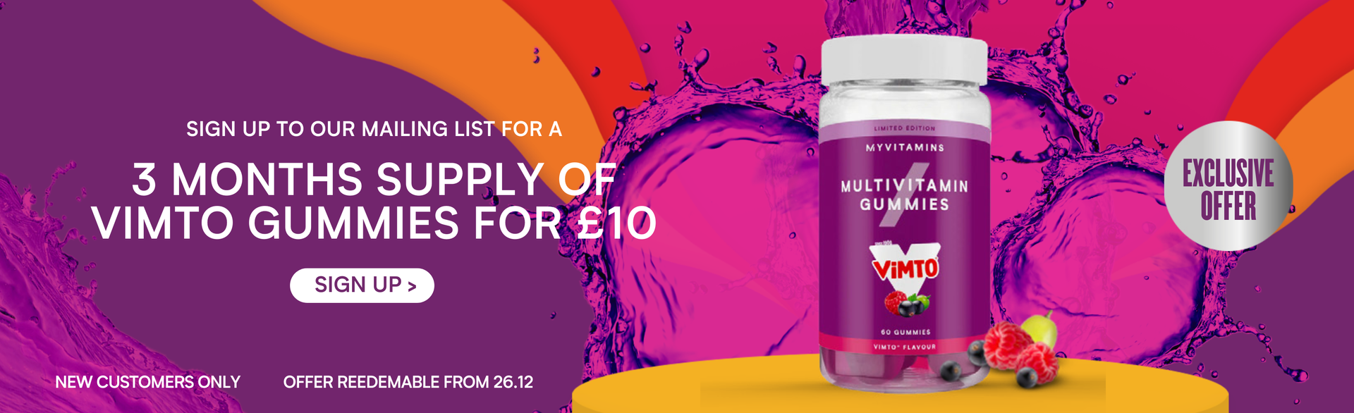 Vimto lead gen